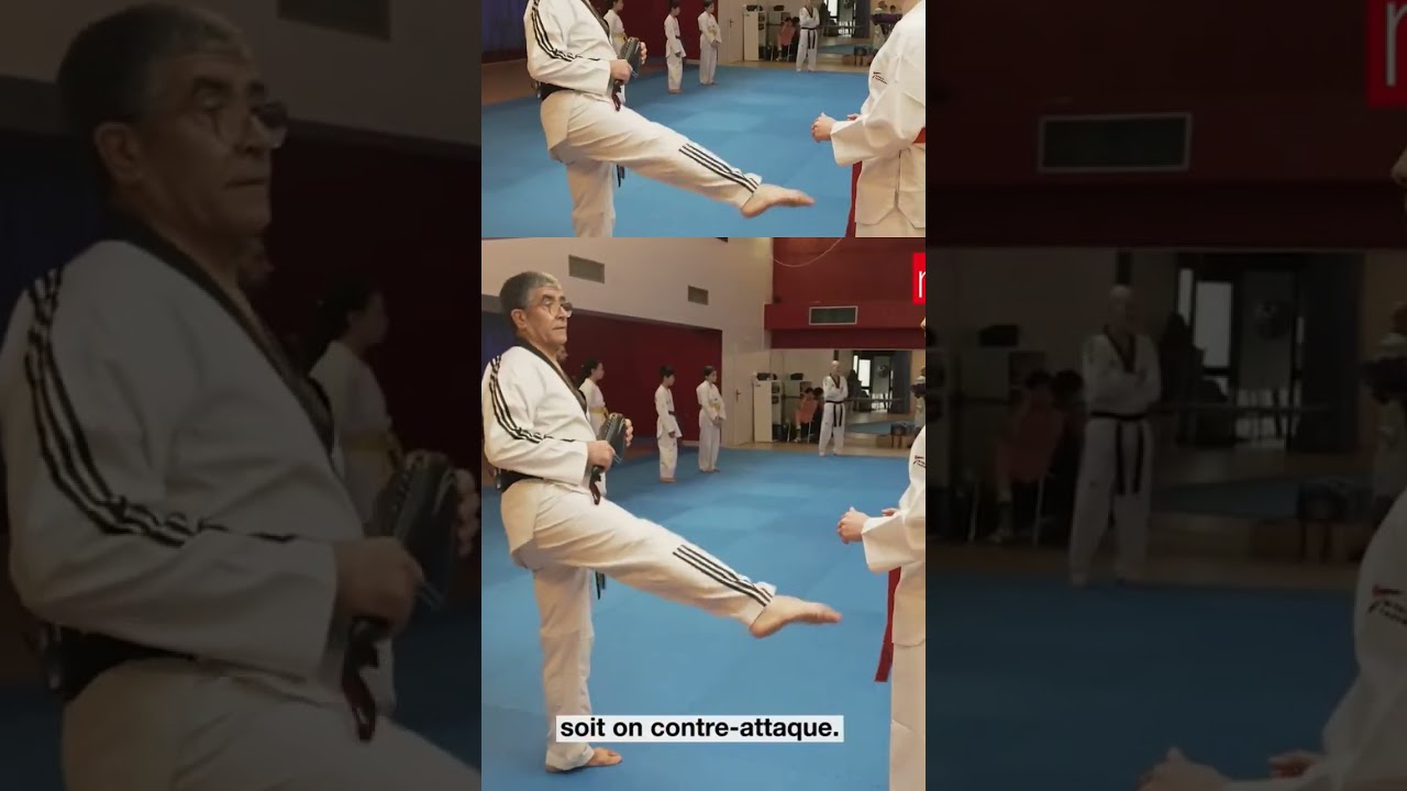 Il a testé le taekwondo #paris2024 #jo2024 #taekwondo