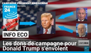 Présidentielle américaine : les dons de campagne pour Donald Trump s'envolent • FRANCE 24