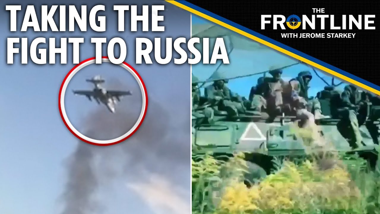 Ukrainian tanks roll into Russia and force Putin's troops to surrender as US F-16s finally arrive