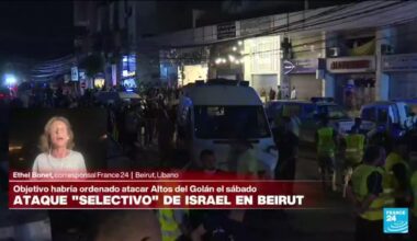 Informe desde Beirut: Israel ataca la capital libanesa en respuesta a atentado en Altos del Golán