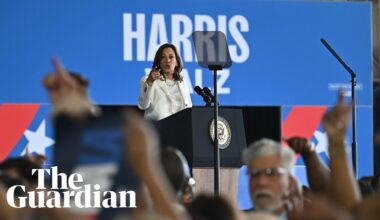 'I’m speaking': Kamala Harris hits back at protesters during Detroit campaign rally