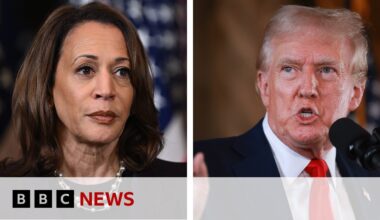 Donald Trump and Kamala Harris agree to debate, US network ABC says | BBC News