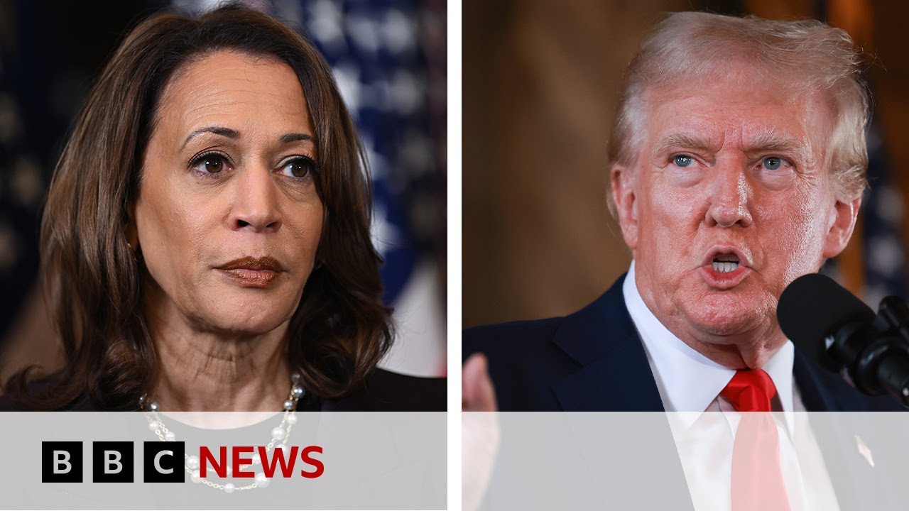 Donald Trump and Kamala Harris agree to debate, US network ABC says | BBC News