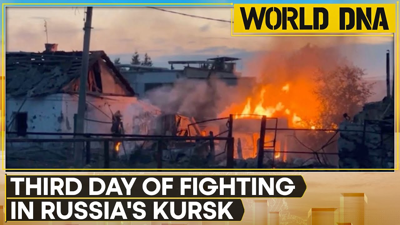 Russia-Ukraine War: Ukraine's incursion into Russia's Kursk region enters third day | WION World DNA