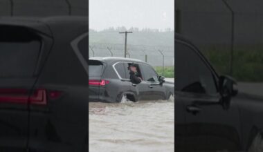 Kim Jong-Un inspects floods and declares national emergency