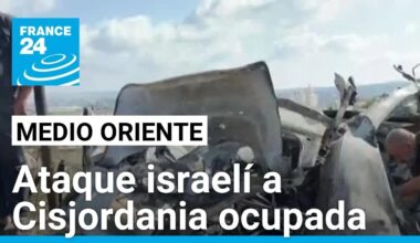 Ataque israelí a Cisjordania ocupada deja nueve personas muertas • FRANCE 24 Español