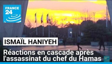 Réactions en cascade après l'assassinat du chef du Hamas • FRANCE 24