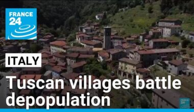 'Growth and dynamism': Tuscan villages battle depopulation • FRANCE 24 English