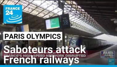 Saboteurs attack French railways, causing chaos hours before Olympic ceremony • FRANCE 24 English