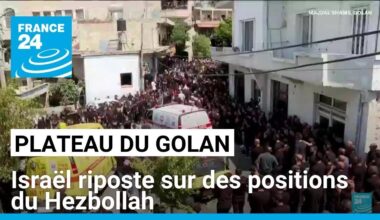 Israël commence sa riposte au tir de roquette lancé depuis le Liban sur le plateau du Golan