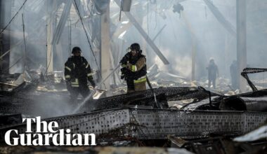 Ukrainian supermarket hit by missile as fighting grows inside Russia