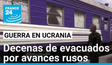 Decenas de ucranianos evacuados de Pokrovsk por avances rusos • FRANCE 24 Español