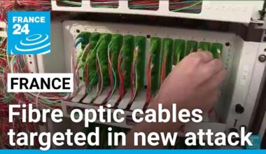 Fibre optic cables targeted in new infrastructure attack in France • FRANCE 24 English