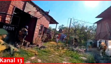 “Look at the c*rpses” - Ukrainian national police forces attack the house where Russians were hiding