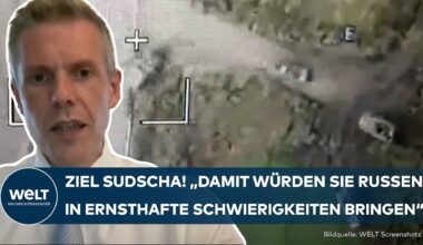 UKRAINE–KRIEG: Sudscha im Visier! "Damit würden sie Russen in ernsthafte Schwierigkeiten bringen"