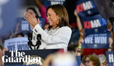 Kamala Harris and vice presidential candidate Tim Walz campaign in Detroit, Michigan – watch live