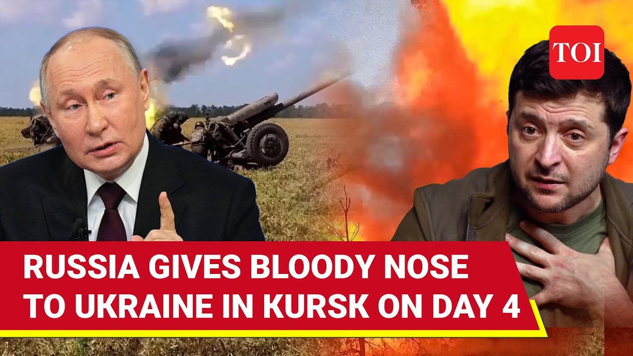 Russia Wipes Out '1,000 Ukrainian Troops' In Kursk; Blows Up 100 Armoured Vehicles | Watch