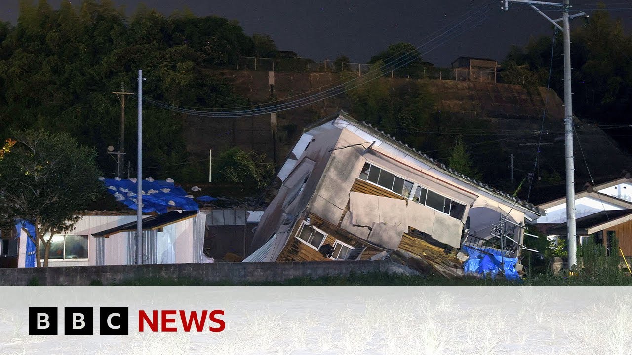 Japan PM cancels trip over 'megaquake' warning | BBC News