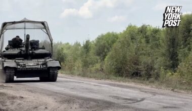 Ukrainian military equipment moved near Russian border