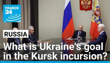 What is the military objective behind Ukraine's surprise incursion in the Russian region of Kursk?