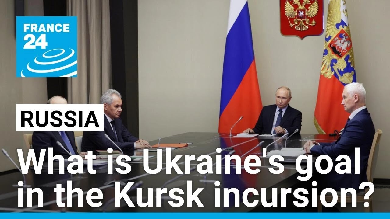 What is the military objective behind Ukraine's surprise incursion in the Russian region of Kursk?