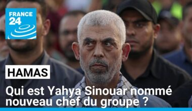 Yahya Sinouar nommé nouveau chef du Hamas • FRANCE 24