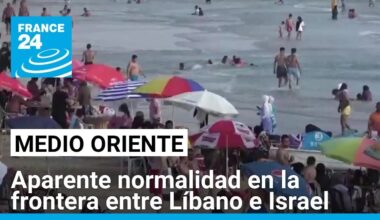 En la frontera entre Líbano e Israel, los ciudadanos siguen con su rutina pese al riesgo de ataque