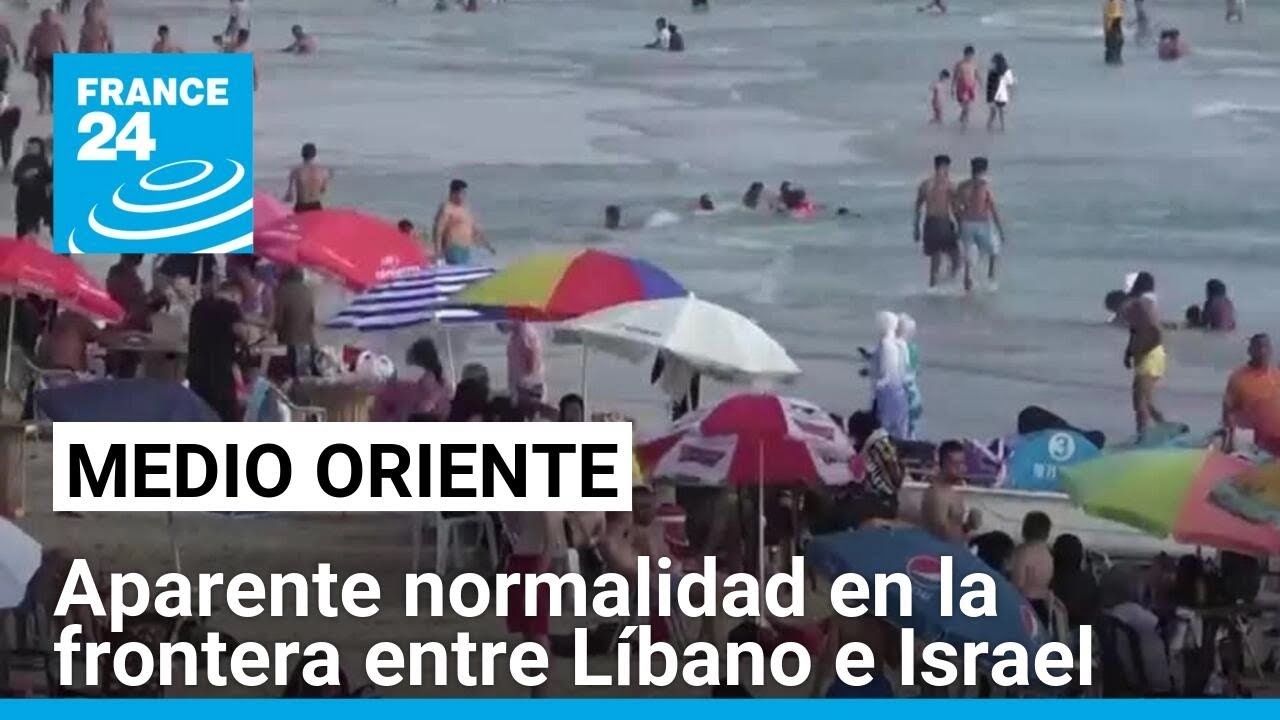 En la frontera entre Líbano e Israel, los ciudadanos siguen con su rutina pese al riesgo de ataque