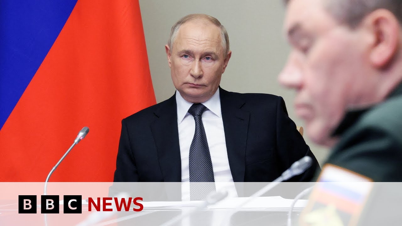 Putin vows to 'kick the enemy out' as Ukraine pushes into Russian territory | BBC News