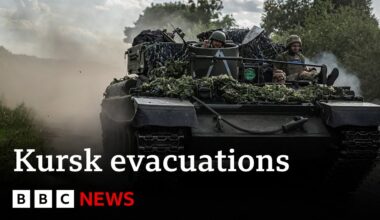 Ukraine offensive against Russia continues as thousands evacuate Kursk region | BBC News