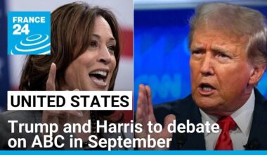 Trump and Harris to debate on ABC; Trump says he wants two more • FRANCE 24 English