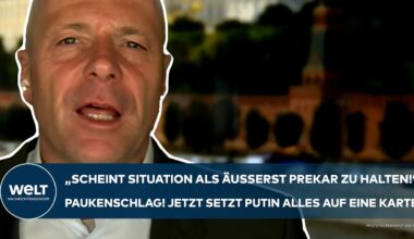 UKRAINE: "Scheint Lage als äußerst prekär zu halten!" Überraschung! Putin setzt alles auf eine Karte