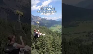 NERVENKITZEL IN ÖSTERREICH: Auf dieser Seilbahn fliegt ihr über die Berge! | WELT #shorts