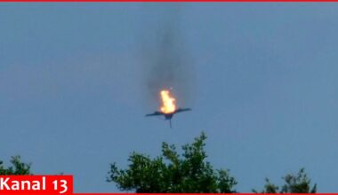 The first Su-34 aircraft trying to bomb the Ukrainian army in Kursk was shot down