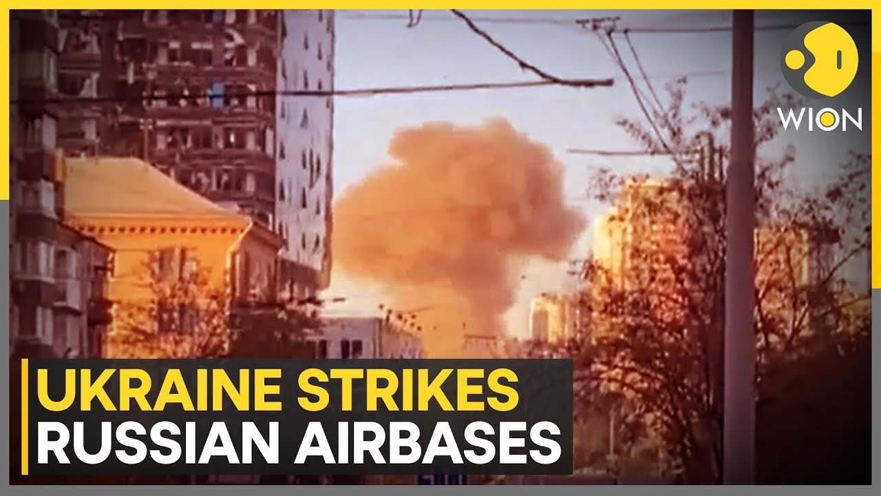 Russia-Ukraine war: Ukrainian drones hit 4 Russian Airbases | Latest News | WION