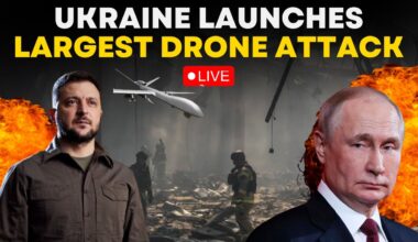 Russia Ukraine War Live Updates: After Kursk, Ukraine Launches Largest Ever Drone Attack on Russia