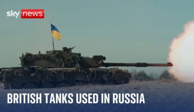 British Challenger 2 tanks have been used inside Russia by Ukrainian troops, Sky News understands