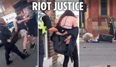 Every rioting thug caught on camera and convicted by Starmer's 'standing army' of cops