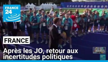 France : la parenthèse olympique refermée, retour aux incertitudes politiques • FRANCE 24