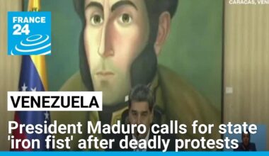 Venezuela's President Maduro calls for state 'iron fist' after deadly protests • FRANCE 24