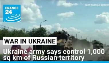 Ukraine's top general says his forces now control 1,000 sq km of Russian territory • FRANCE 24