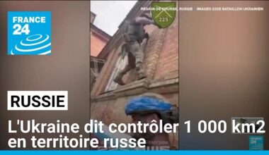 Incursion en Russie : l'Ukraine dit contrôler 1 000 km2 en territoire russe • FRANCE 24