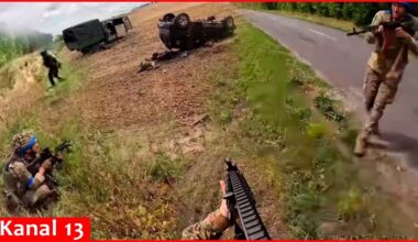 "Hurry up, surrender" - A car with Russian servicemen was ambushed in Kursk