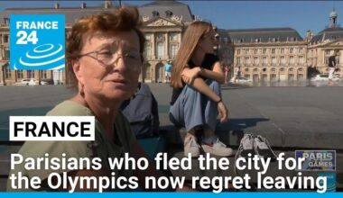 Parisians who fled the city for the Olympics now regret leaving • FRANCE 24 English