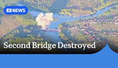 Ukrainian forces destroy second strategic bridge on Russian territory | ABC News