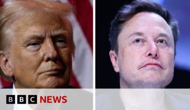 Elon Musk hosts friendly discussion with Donald Trump on X after tech delays | BBC News