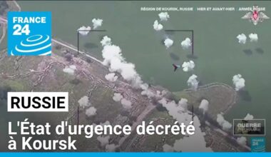 Russie : incursion ukrainienne, l'État d'urgence décrété à Koursk • FRANCE 24