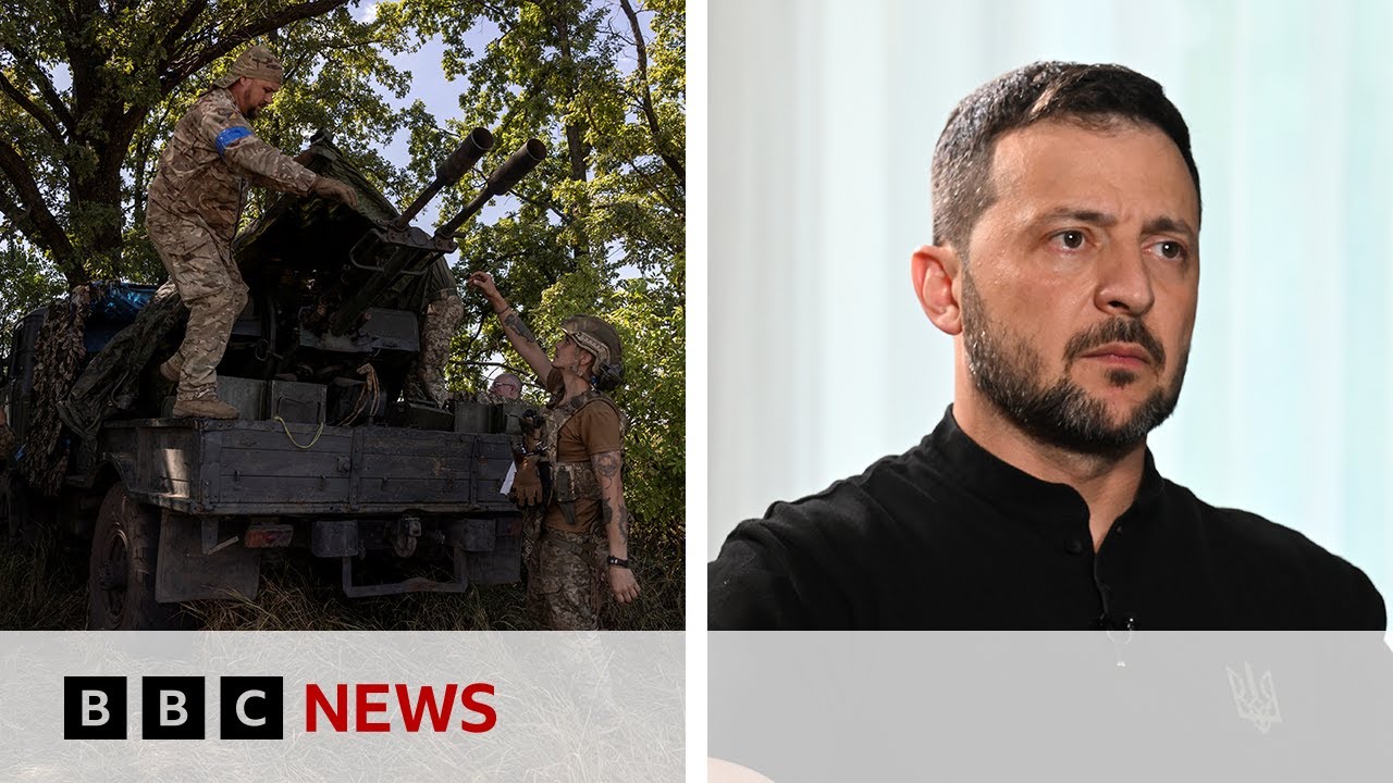 Zelensky says Ukraine aims to create ‘buffer zone’ inside Russia | BBC News