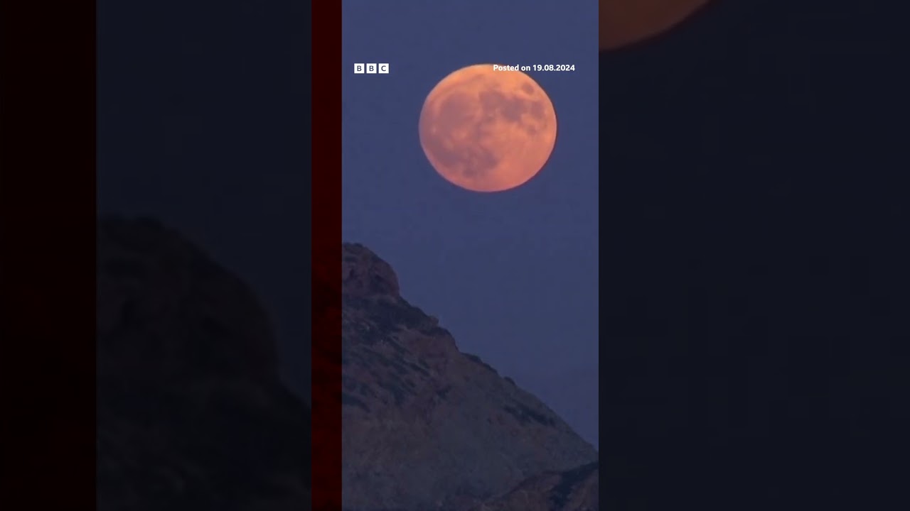 There's still time to see it! #SuperMoon #Space BBC News