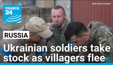 On the road to Russia, Ukrainian soldiers take stock as villagers flee • FRANCE 24 English